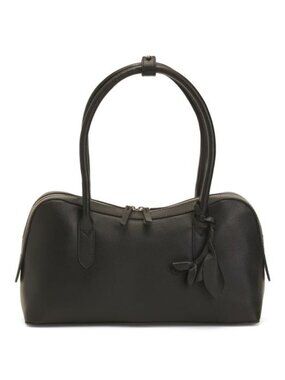 MADE IN INDIA Leather East West Structure Shoulder Bag